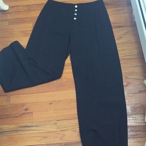 Vintage black wide leg pants used